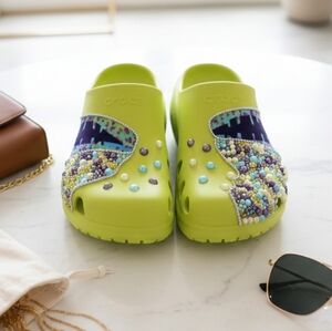 Handmade Custom Crocs AURA Clogs Women’s 9